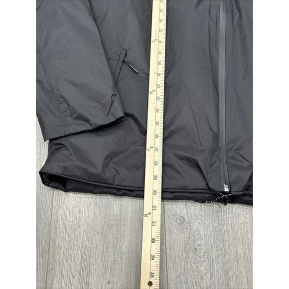 Rains Size XL Black Padded Nylon Jacket 15470 Unisex Full Zip Long Sleeve NWT - Picture 8 of 8